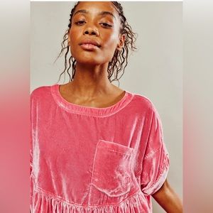 MOON CITY VELVET TOP NEW WITH TAGS